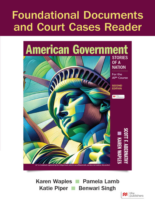 Title details for Document Reader for American Government: Stories of a Nation (High School) by Scott Abernathy - Wait list